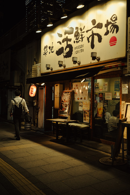 Retro style izakaya spot in Tokyo